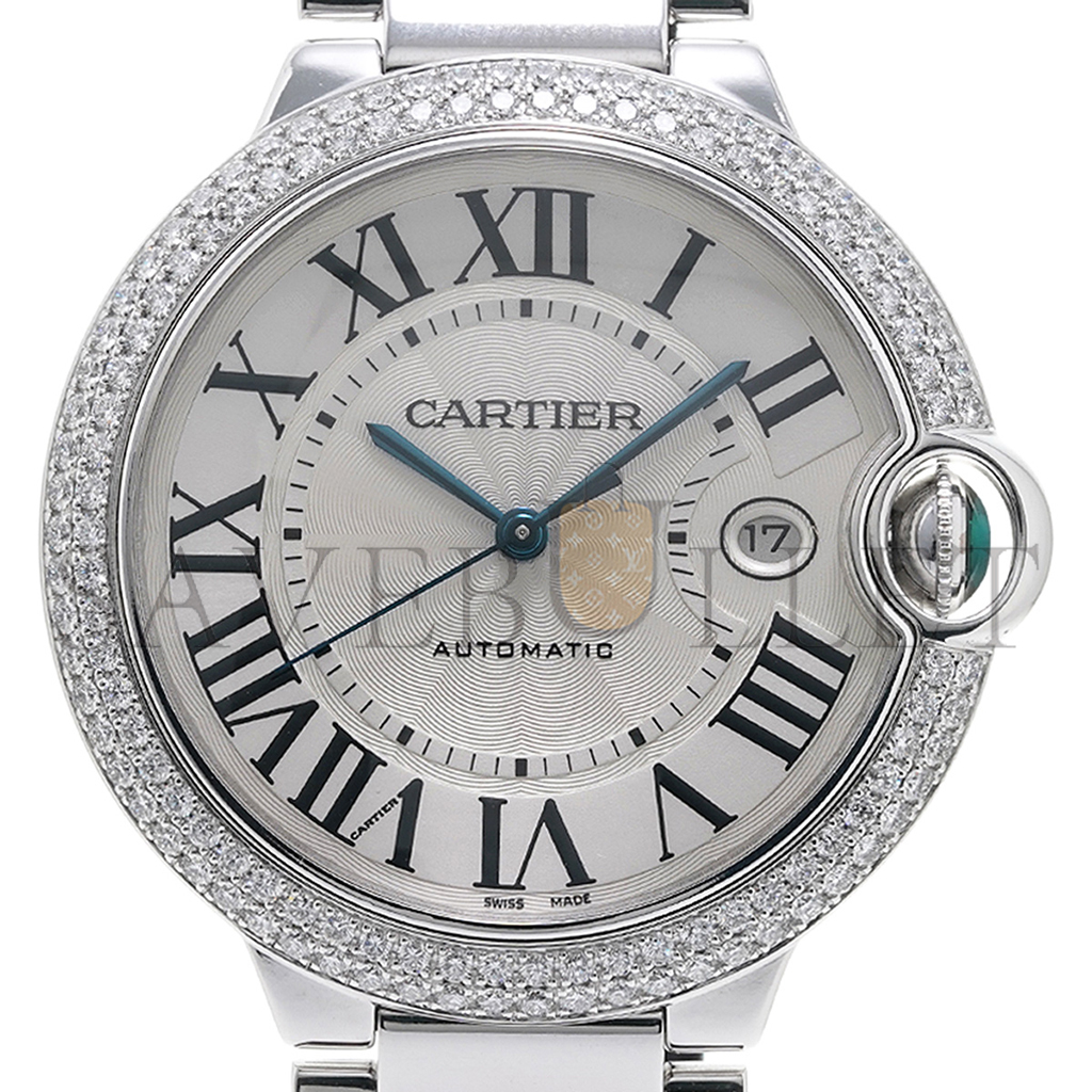 Ca*t*er ballon bleu de 42mm silver men